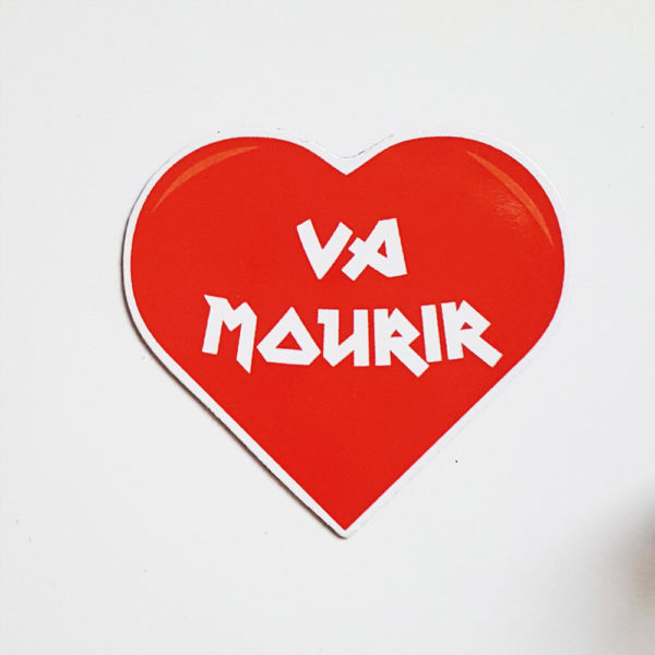 magnet va mourir coeur rouge par de carton et d'étoiles