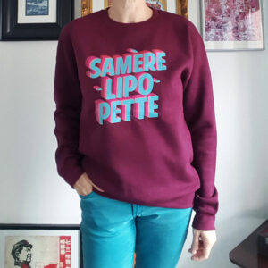 sweat samerelipopette par de carton et d'étoiles