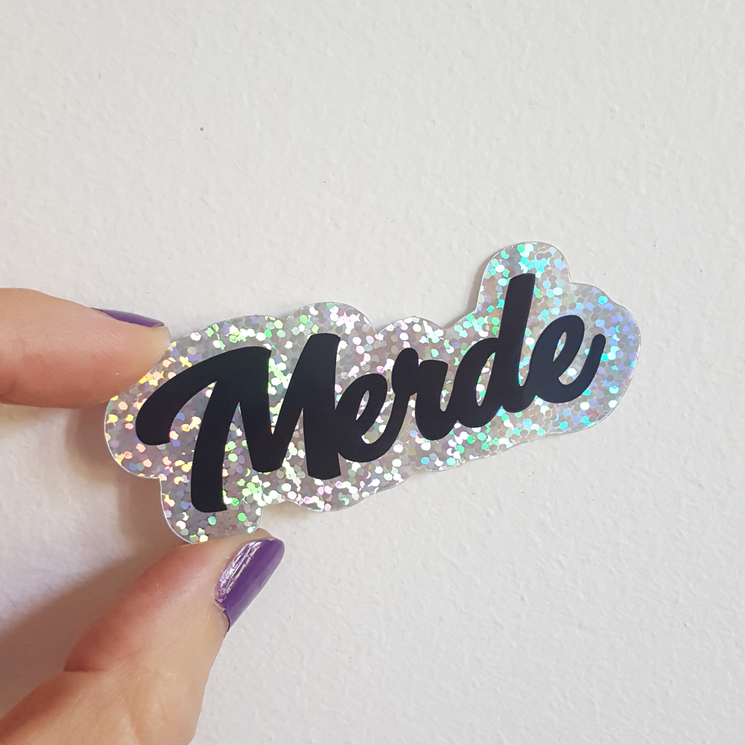 sticker merde glitter par De carton et d'étoiles